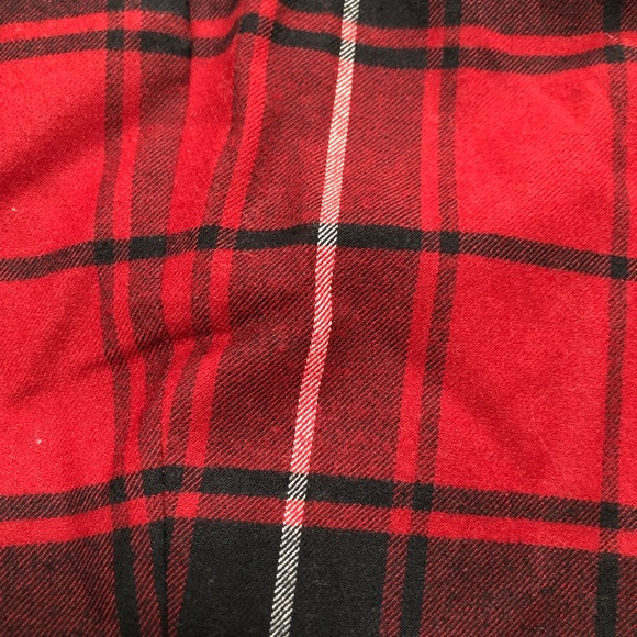 Lauren Ralph Lauren Woman Wool Blend Plaid Straight Leg Pants size2 Red/Black - Picture 7 of 9